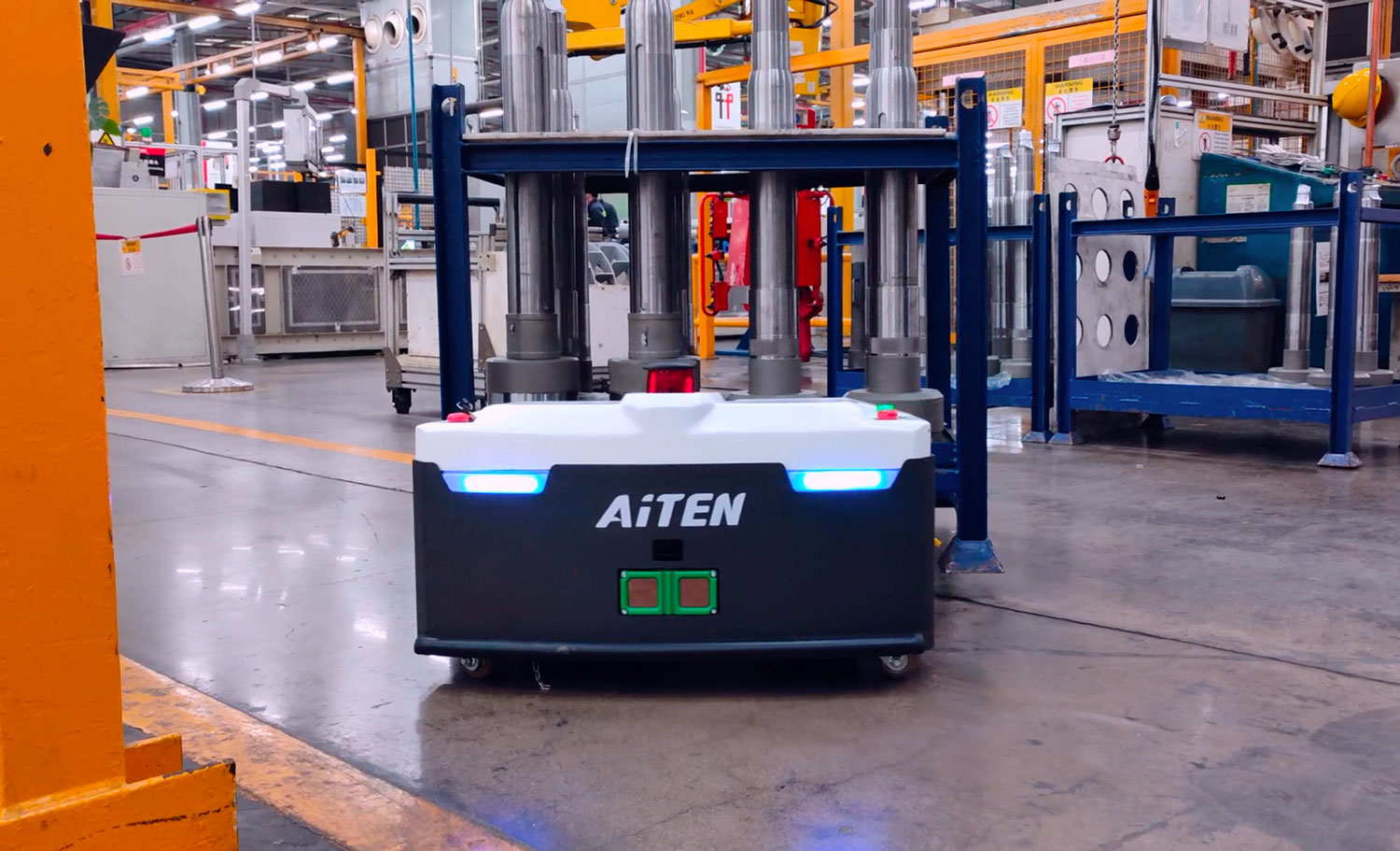 nangong28AGV机器人助企业复工